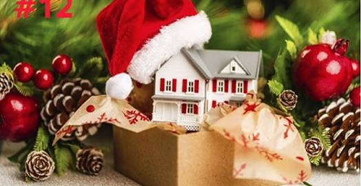 List House During The Holidays